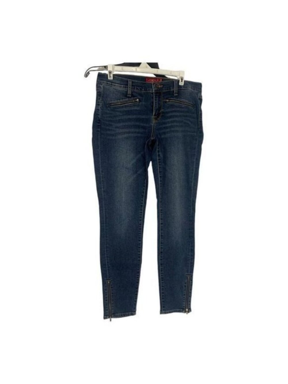 Lucky Brand Charlie Super Skinny Womens Jeans Size 10/30 Medium Wash Zippers USA